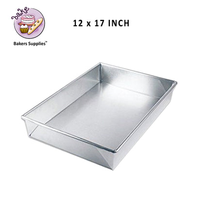Rectangular Cake Pan Silver GI Material