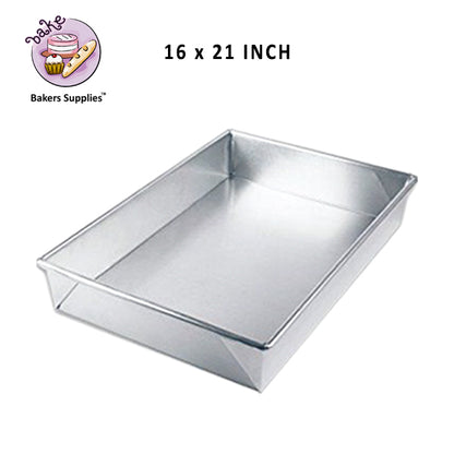 Rectangular Cake Pan Silver GI Material