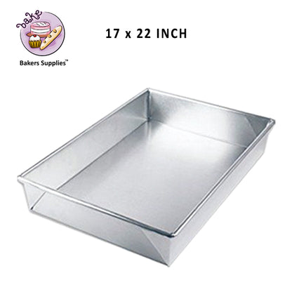 Rectangular Cake Pan Silver GI Material