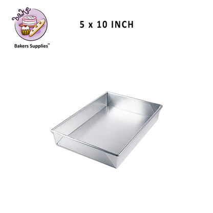 Rectangular Cake Pan Silver GI Material – Bakers Supplies