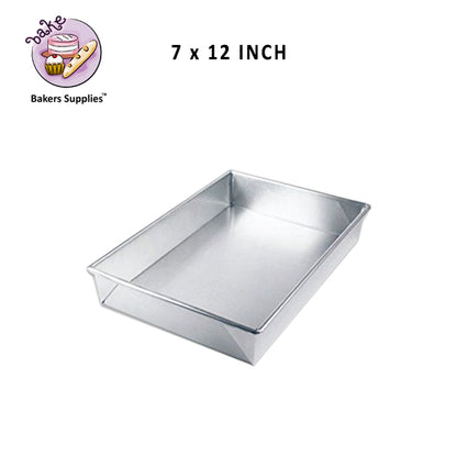 Rectangular Cake Pan Silver GI Material