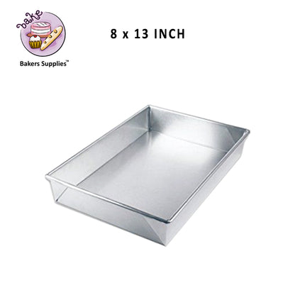 Rectangular Cake Pan Silver GI Material