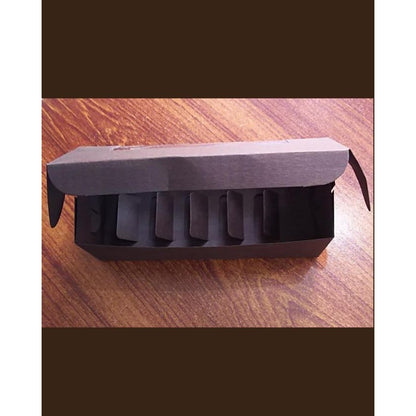 SIX SERVING MACARON BOX CARD MATERIAL