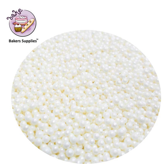 4mm Cotton White Balls Pearls Sprinkles.
