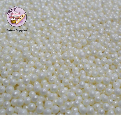 4mm Cotton White Balls Pearls Sprinkles.