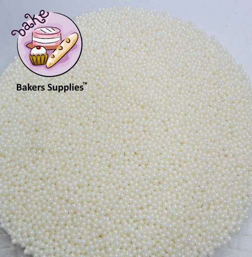 4mm Cotton White Balls Pearls Sprinkles
