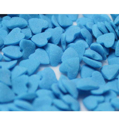 7mm Blue Hearts Sprinkle Confetti