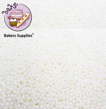 2mm Egg White Balls Pearls Sprinkles