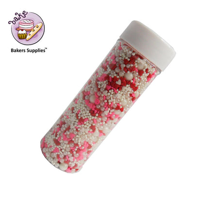 Candy Pop White Pearl Hearts