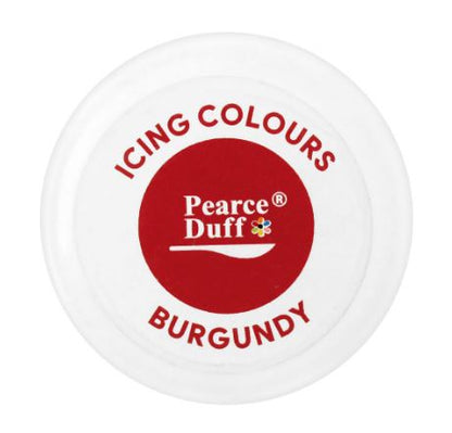 Burgundy Icing Color Pearce Duff