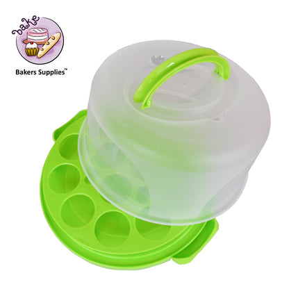 Round Cake Caddy Cupcake Caddy