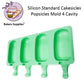 Silicon Standard Cakesicles Popsicles Mold 4 Cavity