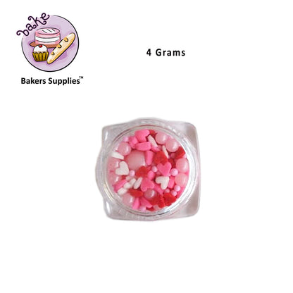 Candy Pop Pink Pearl Hearts