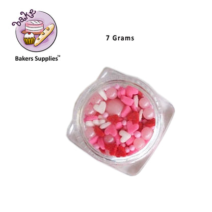 Candy Pop Pink Pearl Hearts