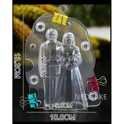 ACRYLIC CHOCOLATE MOLD COUPLE