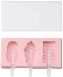 Silicon Ice cream Cakesicles Popsicles Mold 3 Cavity