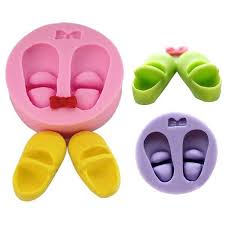 3D CUTE BABY SHOES BOW SILICONE MOLD