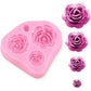 SMALL ROSE MOLD 4 CAVITY