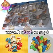 3" Number 123 Cutter Set