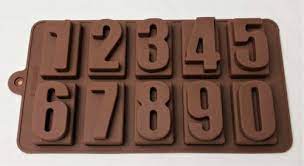 Number mold 8x4 (2" Number Size)
