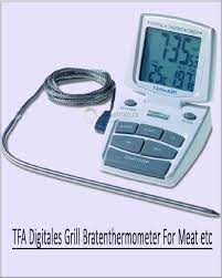 TFA Digitales Grill Bratenthermometer For Meat etc New Design