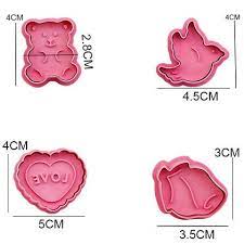 LOVE DOVE PLUNGER CUTTER 4 PCS SET