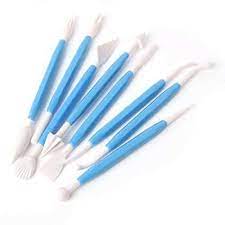 Fondant Tool Set 8 Pcs Single Color