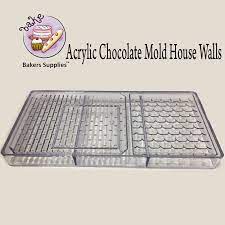 Acrylic Chocolate Mold House Walls