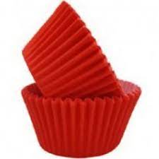 Grade Solid Red Cupcake Liner 1000pcs