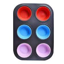 6 Cavity Cupcake Tray Non Stick