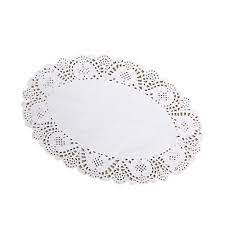 Grade Doilies Paper Oval White
