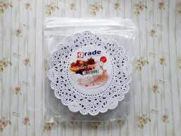 Grade Doilies Paper Round White 250pcs