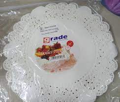 Grade Doilies Paper Round White 250pcs