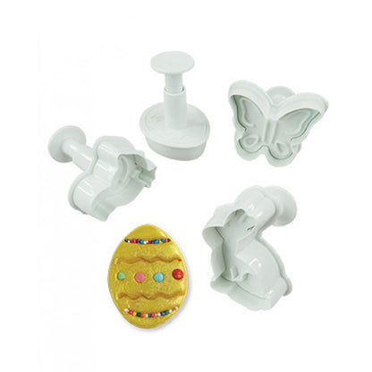 Easter Theme Rabbit Egg Butterfly Plunger Cutter Set