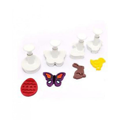 Easter Theme Rabbit Egg Butterfly Plunger Cutter Set