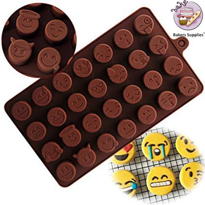 SILICON CHOCOLATE MOLD EMOJI