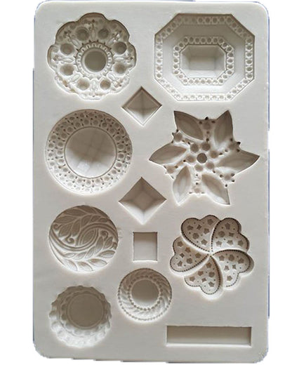 Silicone Grey Pendant Mold