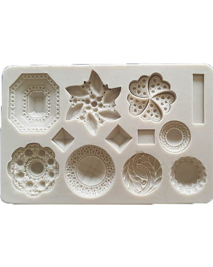 Silicone Grey Pendant Mold