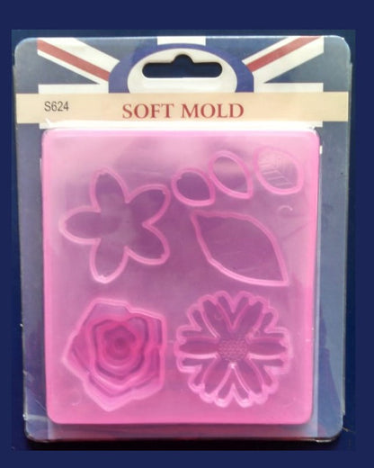 Silicon Soft Peanut Butter & flower  Mold