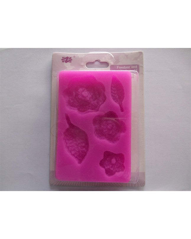 Silicon Giant Blossom Leaves Fondant Mold