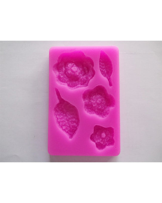 Silicon Giant Blossom Leaves Fondant Mold