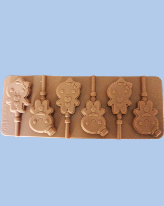 Silicon Chocolate Lolly Pop Mold