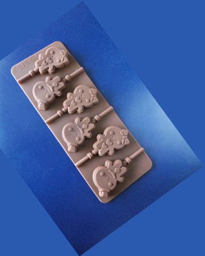Silicon Chocolate Lolly Pop Mold