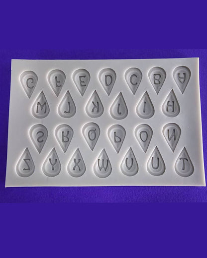 Silicon Simple Alphabet Balloon Fondant Mold Size 16×10 cm