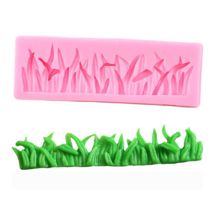 3D GRASS SILICON FONDANT MOLD