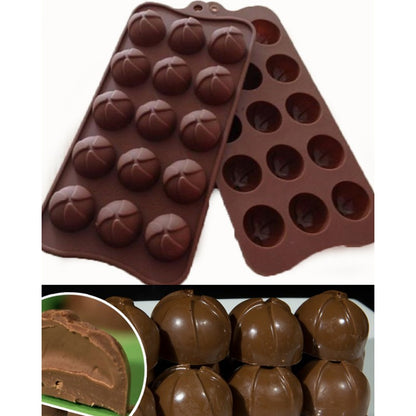 SILICON HALF BALL CHOCOLATE MOLD