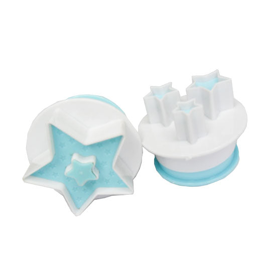 2PCS STAR SHAPE PLUNGER CUTTER SET