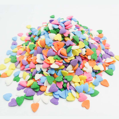 7mm Multi Heart Confetti Sprinkles