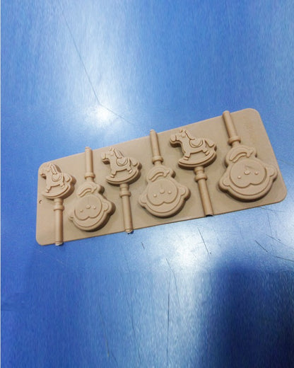 Silicon Chocolate Lolly Pop Mold