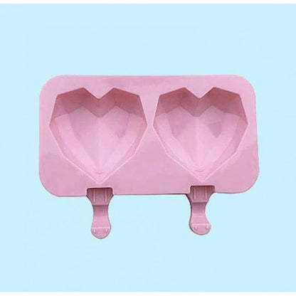 GEOMETRIC HEART POPSICLE CAKESICLE MOLD